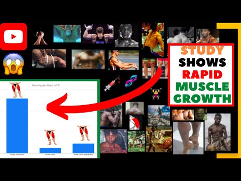 RAPID MUSCLE GAINS IN ONLY 3 WEEKS? ANOTHER NUCLEUS OVERLOAD STUDY 🔬👨‍⚕️🧪SCIENCE SUNDAY🔬👨‍⚕️🧪