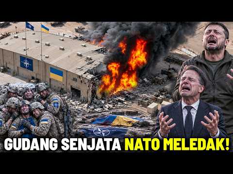 KEKALAHAN TERBESAR NATO-UKRAINA! Gelombang Serangan Mematikan Rusia Hancurkan Gudang Amunisi Nato