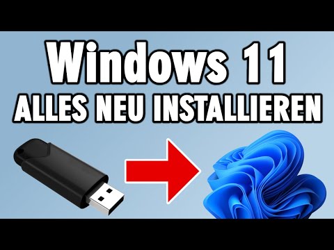 Windows 11 Clean Install - neu aufsetzen mit USB-Stick - Windows 11 einfach ganz neu installieren Video