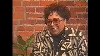 Etta Jones Interview by Monk Rowe - 10/2/1998 - Clinton, NY