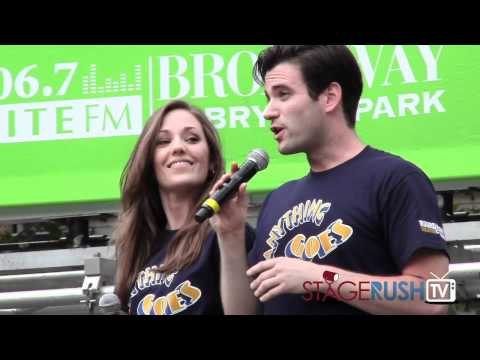 Laura Osnes and Colin Donnell sing "It's De-Lovely" from Anything Goes
