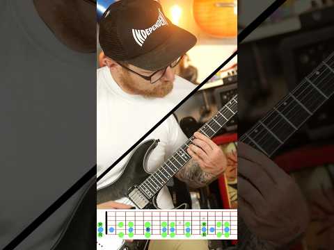 The only scale you need to write jaw dropping metalcore riffs 🤘#metalcoreguitarlessons #killswitch