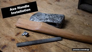 Axe Handle Installation in Total Silence | AKOGR