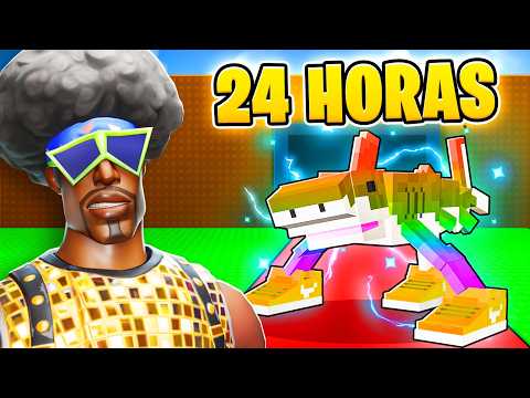 JUGUÉ 24 HORAS A STEAL A BRAINROT EN FORTNITE