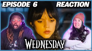 ITS ALL UNFOLDING! - Wednesday Episode 6 REACTION!