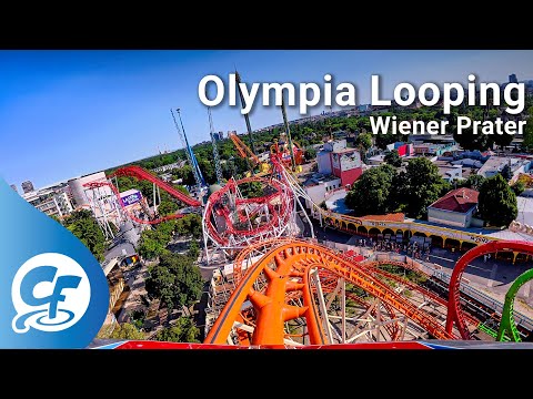 Olympia Looping front seat on-ride 4K POV Wiener Prater
