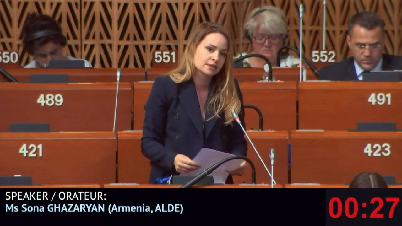 Avropa Şurası və Parlament Assambleyası nifrət sözünü və ksenofobiyanı öz adı ilə adlandırmalıdır: Sona Qazaryan