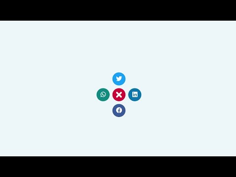 Animated Social Share Button Using Html Css Javascript