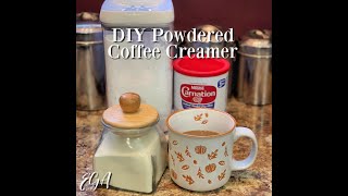 Homemade Powdered Coffee Creamer