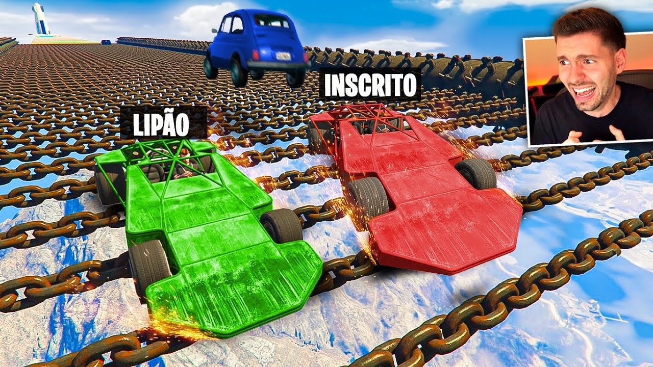 VAI E VOLTA em um túnel de CORRENTES (99,9999999% difícil no GTA 5)