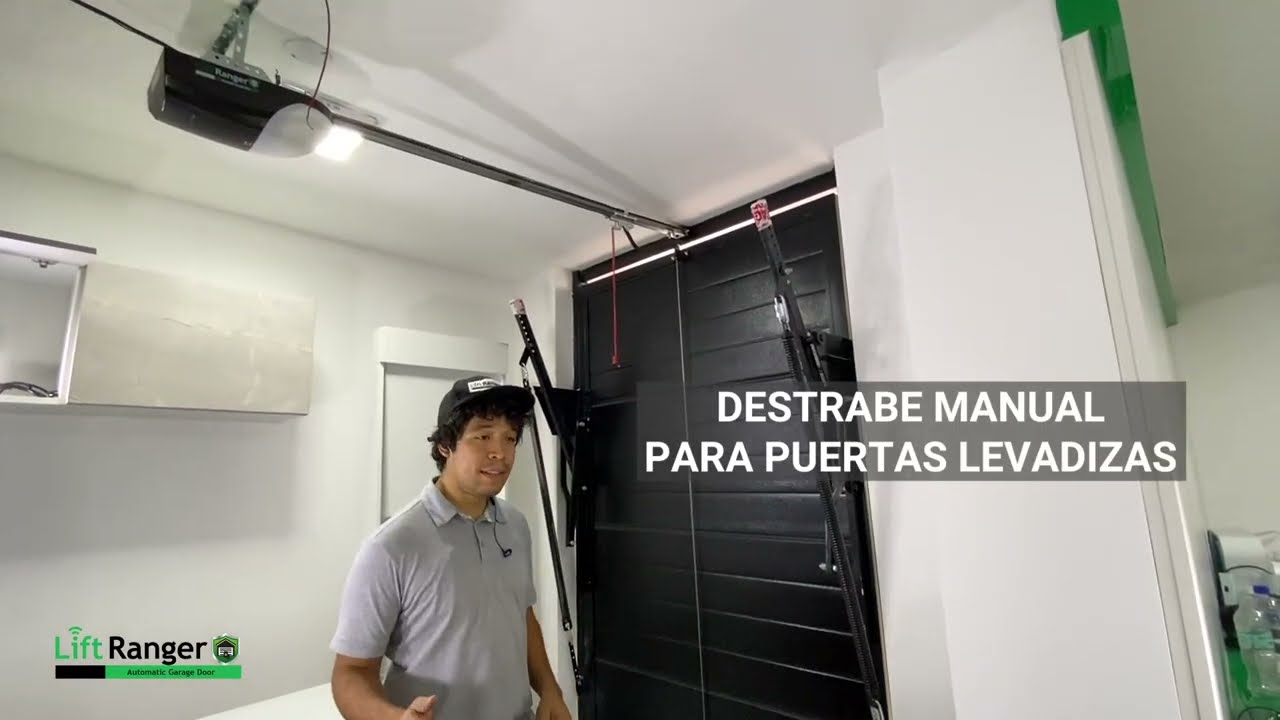 Destrabe manual para puertas levadizas
