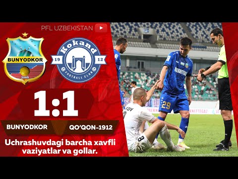 BUNYODKOR — QO'QON-1912 1:1 Coca-Cola Superliga. 12-tur