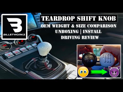 2022+ BRZ GR86 Billetworkz Teardrop Shift Knob Review