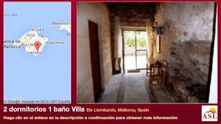 preview picture of video '2 dormitorios 1 baño Villa se Vende en Els Llombards, Mallorca, Spain'