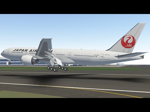 SMOOTH! JAL Japan Airlines - Boeing 777-200ER - Landing into Tokyo-Haneda (Infinite Flight Pro)