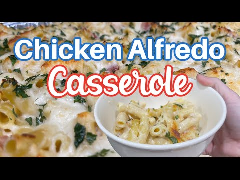 How to Make EASY Chicken Alfredo Casserole | Quick & Easy Dinner Ideas on a Budget