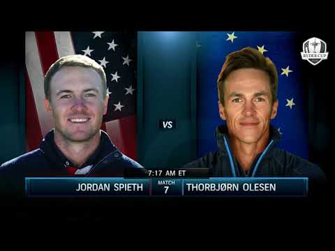 Highlights from Jordan Spieth & Thorbjorn Olesen's Sunday Singles Match | 2018 Ryder Cup