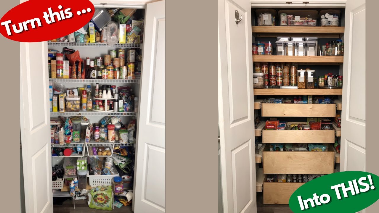 DIY Pantry Makeover | Make Better Use Of Kitchen Storage Space