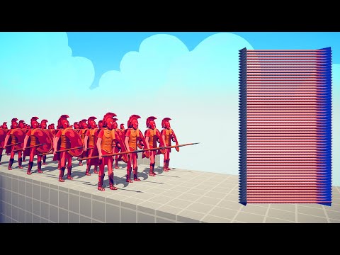 CAN 300 SPARTANS CROSS the BRIDGE | TABS - Totally Accurate Battle Simulator