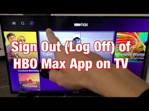 HBO MAX App on TV: How to Sign Out (Log Off)