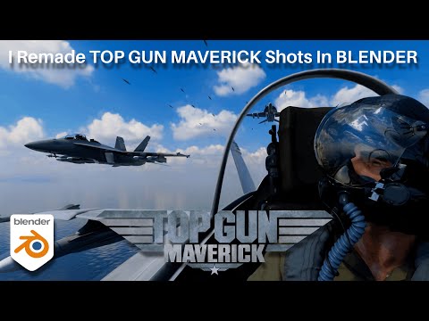 I Remade Top Gun Maverick In Blender // Blender 3D Animation - YouTube