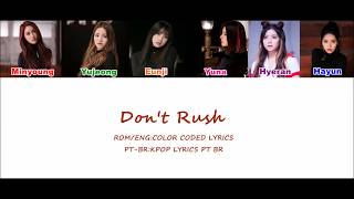 Brave Girls (브레이브걸스) - Don&#39;t Rush (서두르지 마) (ROM/ENG/PT-BR) [COLOR CODED]