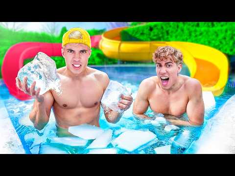 THE LAST ONE TO LEAVE THE FROZEN POOL WINS $1000 !!