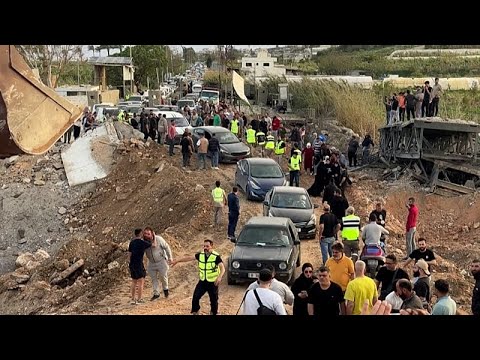 Video Thumbnail: Lebanon truce takes effect as damaged Qasmiyeh bridge reopens