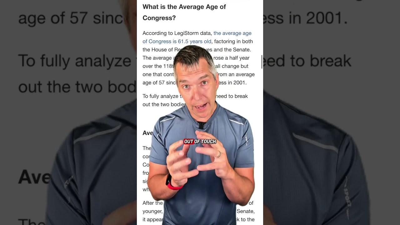 YouTube commentator argues Congress needs age limits amid lawmaker health concerns
