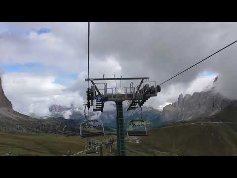 Discesa integrale seggiovia Leitner "Rodella - Des Alpes" - Campitello di Fassa (TN)