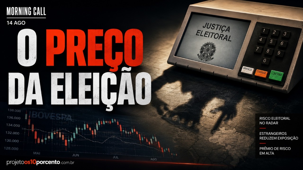 Morning Call | Ibov já sente o risco eleitoral enquanto estrangeiros reduzem exposição ao Brasil