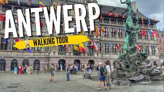 Hidden Antwerp Walking Tour | Daytime Walking Tour 4k/60 (2026)