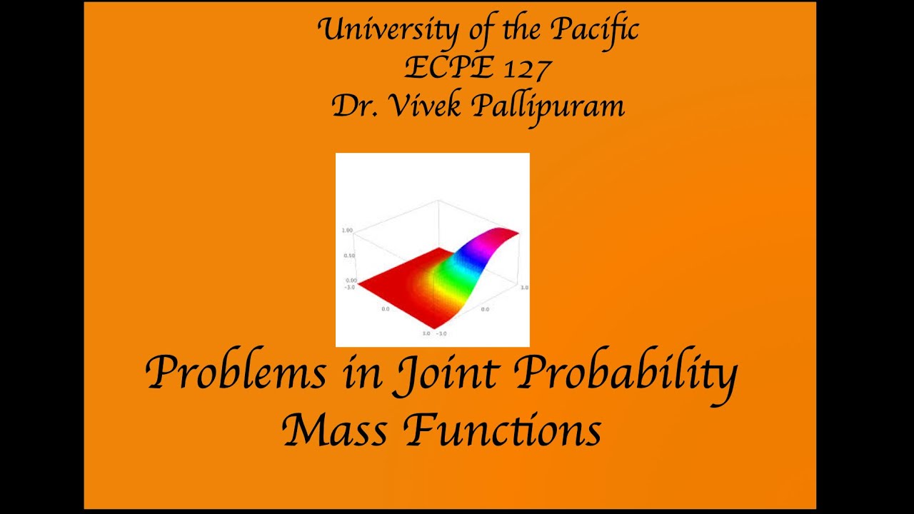 [ECPE 127/ENGR 250 University of the Pacific] Lecturette 11/21 Problems using Joint PMF