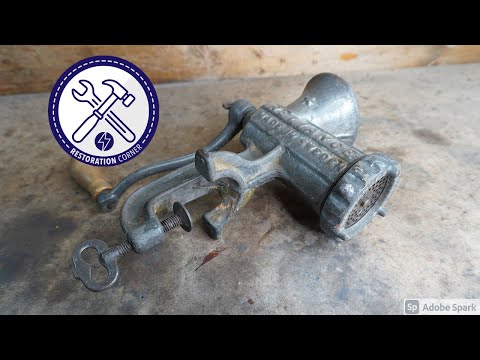 Antique Meat Grinder Restoration