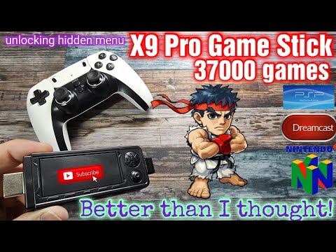 X9 PRO the best budget retro game stick with 37000 games