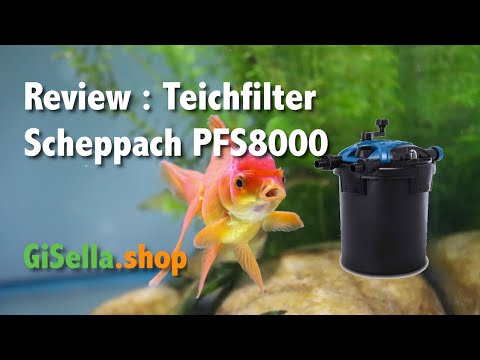Wie gut ist der Scheppach Teichfilter mit UV-C? Review, Unboxing, Test & Erfahrung PFS8000 | GiSella