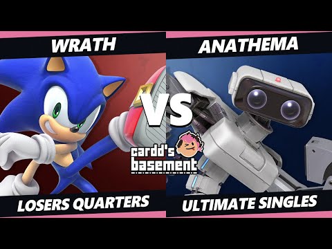 Cardd's Basement Losers Quarters - Anathema (ROB) Vs. Wrath (Sonic) SSBU Ultimate Tournament
