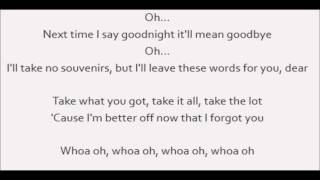 Forgot You - Bella Ferraro (Lyrics)