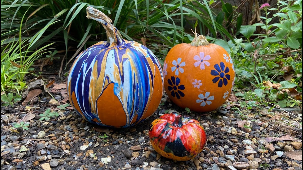 WOWSY PAINTED PUMPKINS  I  EASY PUMPKIN DECORATING IDEAS