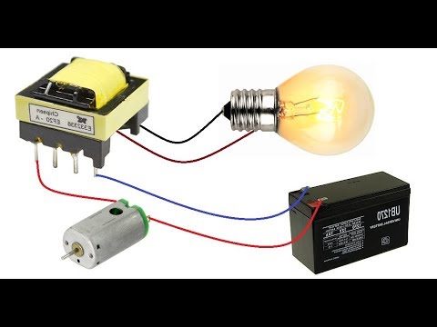 12V to 220V Inverter || Make DC to AC Converter with DC Motor Video