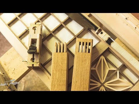 JAPANESE JOINERY - JAGUCHI JOINT WITH QUAD TENONS!
