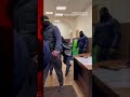 Russia concert hall attack suspects dragged into Moscow court. #Shorts #BBCNews