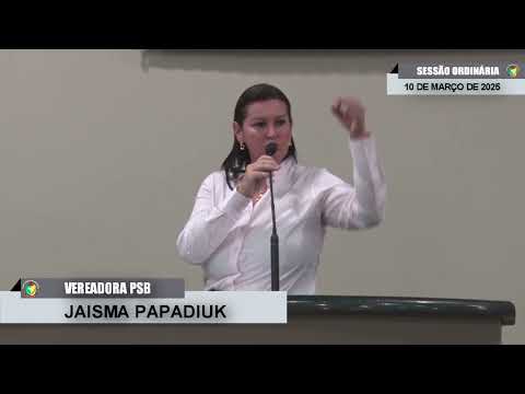 CMBTE - USO DE TRIBUNA PELA VEREADORA JAISMA PAPADIUK - PSB