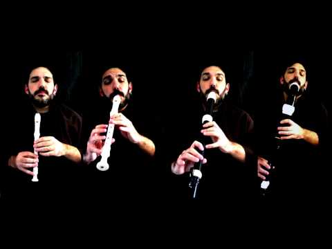 Henry Purcell - Rondo (Rondeau from Abdelazer) - Flute (recorder) Quartet