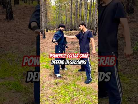 How To Defend Powerful Collar Grabbed 💪 #survival  #selfdefense #kravmaga #taekwondo #usa #fighting