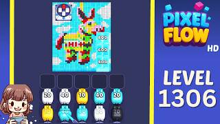 Pixel Flow Level 1306 Solution Walkthrough