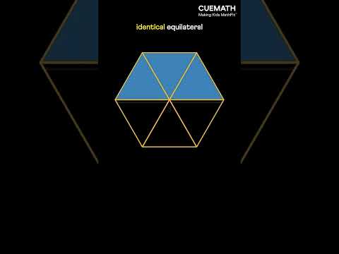Math puzzle — shaded area of a hexagon