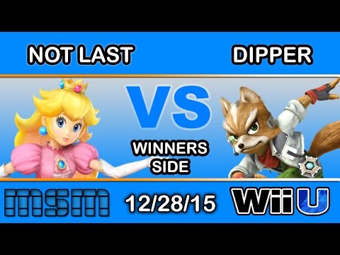 MSM 30 - A2 | BaSK Not Last (Peach) Vs. Dipper (Fox) Winners Side - Smash Wii U