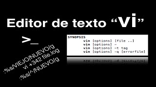 Opciones básicas del editor &quot;vi&quot; en Linux