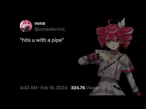 Kasane Teto hits you with a pipe